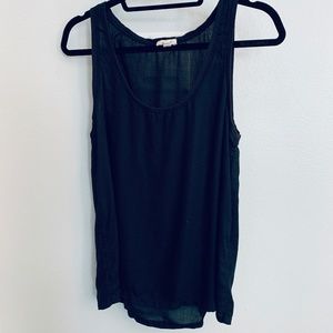 Joie Black Racerback Tank Top - S